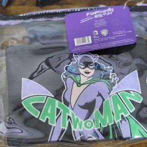 Catwoman cosmetic bag set NWT